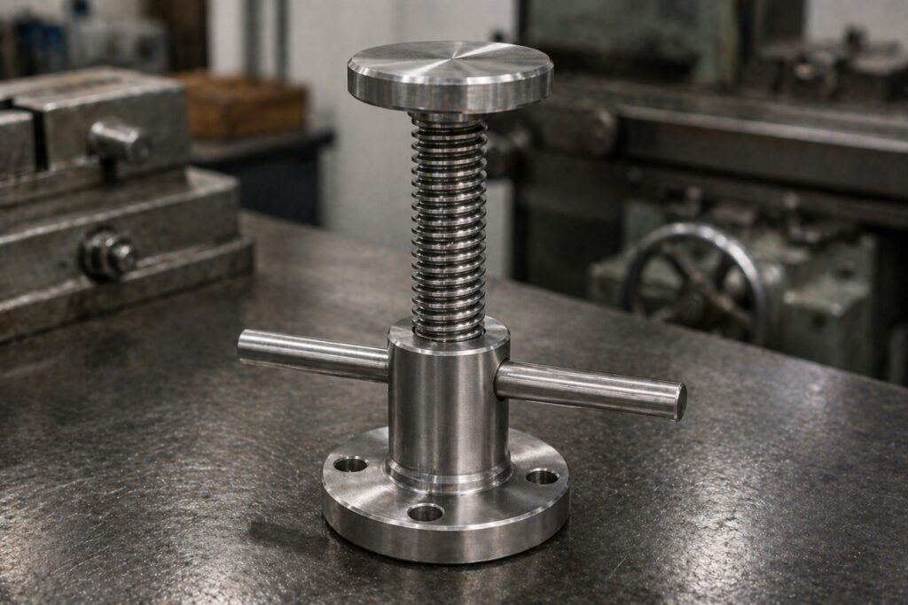 advanced screw jack machining project