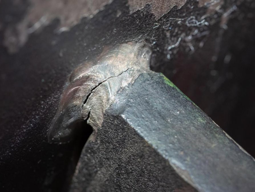 common mistake when annealing aluminum overheating metal causing damage and melting edges