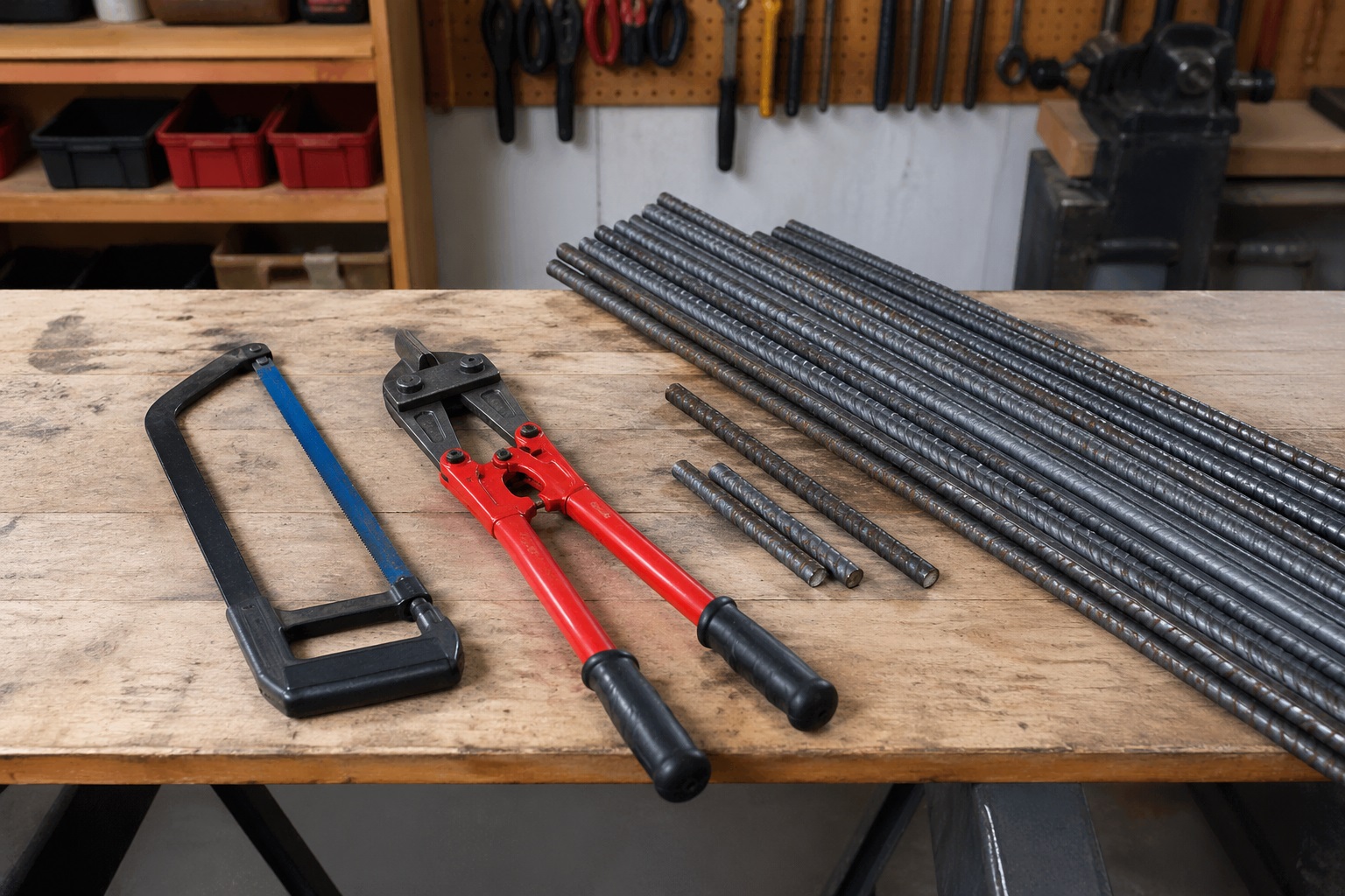 how to cut rebar with simple tools