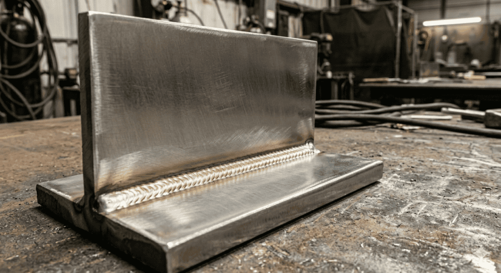 clean weld result with minimal spatter professional MIG welding