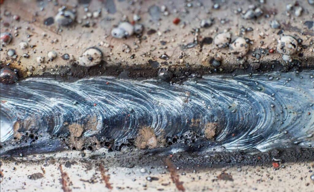 how to reduce welding spatter clean vs spatter comparison MIG welding