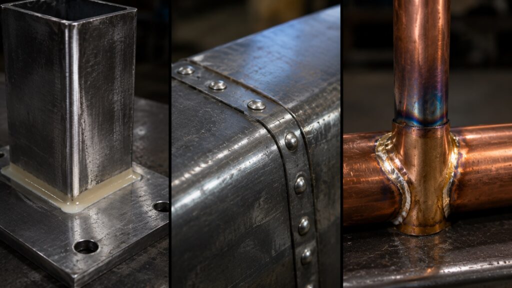 comparison of metal bonding methods without welding
