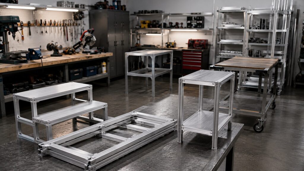 professional aluminum fabrication workshop for DIY and industrial projectsv